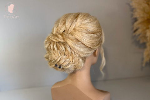 Braided updo